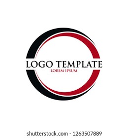 Circle vector logo template
