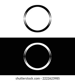 Circle vector logo template design 