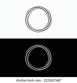 Circle vector logo template design
