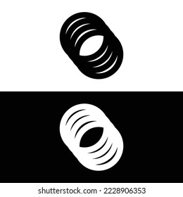 Circle vector logo template design . icon logo .