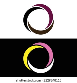 Circle vector logo template design . icon logo .