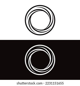 Circle vector logo template design . icon logo .