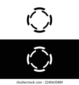 Circle vector logo template design . icon logo 