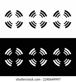 Circle vector logo template design . icon logo 