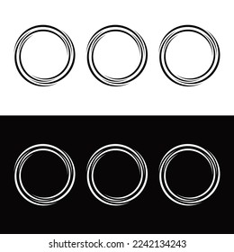 Circle vector logo template design . icon logo 