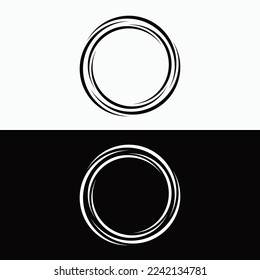 Circle vector logo template design . icon logo 