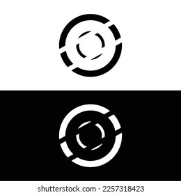 Circle vector logo template design .Circle icon 