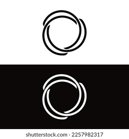 Circle vector logo template design . Circle icon 