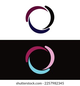 Circle vector logo template design . Circle icon 