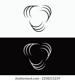 Circle vector logo template design . Circle icon 