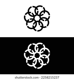 Circle vector logo template design . Circle icon 