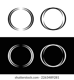 Diseño de la plantilla de logotipo de vector circular .  Icono de círculo 