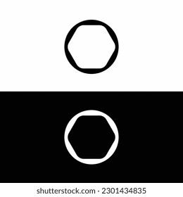 Circle vector logo template design . Circle illustration 