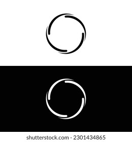 Circle vector logo template design . Circle illustration 