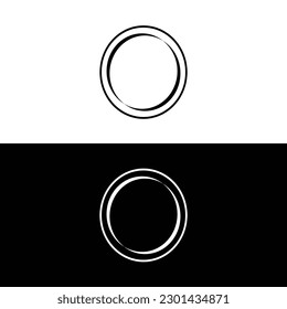 Circle vector logo template design . Circle illustration 