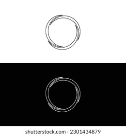 Circle vector logo template design . Circle illustration 