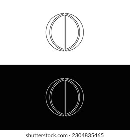 Circle vector logo template design . Circle icon 