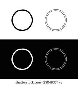 Circle vector logo template design . Circle icon 