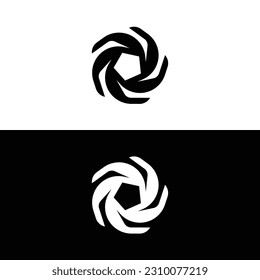 Circle vector logo template design  