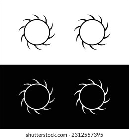 Circle vector logo template design . Circle icon illustration  