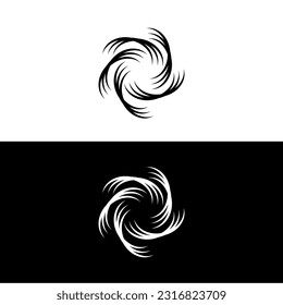 Diseño de plantilla de logotipo de vector circular 