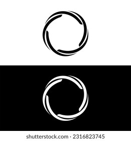 Circle vector logo template design 