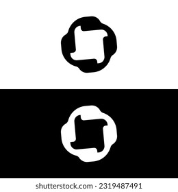 Circle vector logo template design  