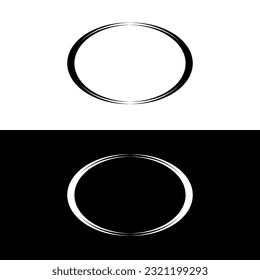 Diseño de la plantilla de logotipo de vector circular . Ilustración del logotipo de círculo  