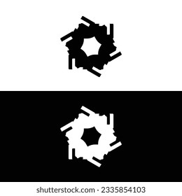 Circle vector logo template design  