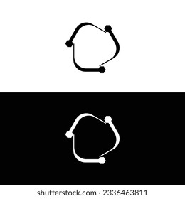 Circle vector logo template design  