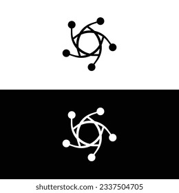 Circle vector logo template design 