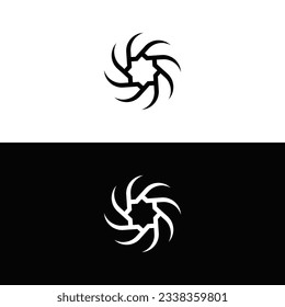 Circle vector logo template design  