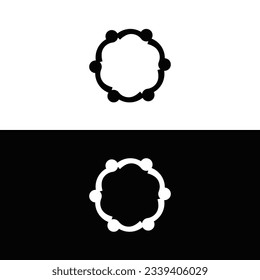 Circle vector logo template design 
