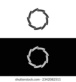 Circle vector logo template design . Circle icon illustration 
