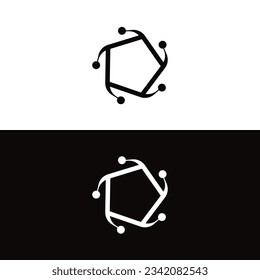 Circle vector logo template design . Circle icon illustration 