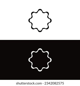 Circle vector logo template design . Circle icon illustration 