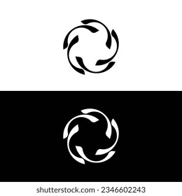 Diseño de plantilla de logotipo de vector circular	