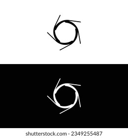 Circle vector logo template design . icon logo.
