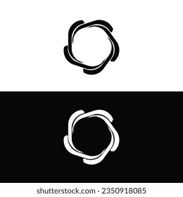 Circle vector logo template design