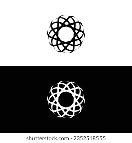 Circle vector logo template design  