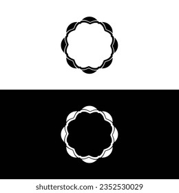 Circle vector logo template design	