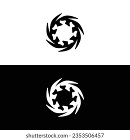 Circle vector logo template design