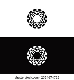 Circle vector logo template design  
