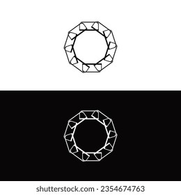 Circle vector logo template design  