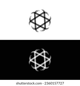 Circle vector logo template design . Circle icon illustration 