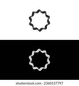 Circle vector logo template design . Circle icon illustration 