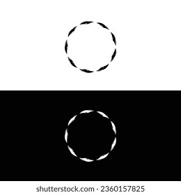 Circle vector logo template design . Circle icon illustration 