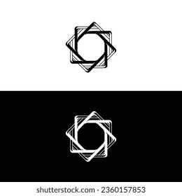 Circle vector logo template design . Circle icon illustration 