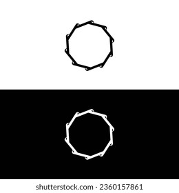 Circle vector logo template design . Circle icon illustration 