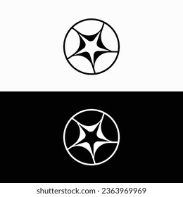 Circle vector logo template design . Circle icon illustration	